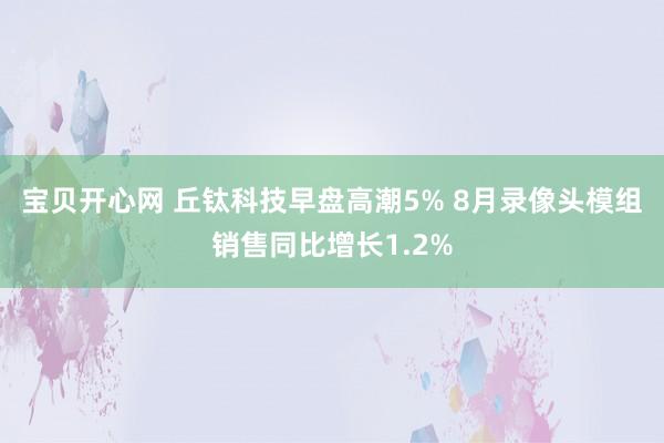 宝贝开心网 丘钛科技早盘高潮5% 8月录像头模组销售同比增长1.2%