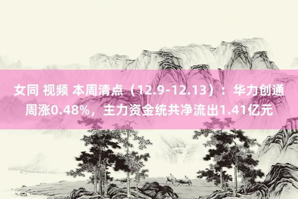 女同 视频 本周清点（12.9-12.13）：华力创通周涨0.48%，主力资金统共净流出1.41亿元