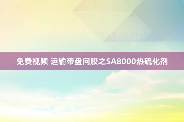 免费视频 运输带盘问胶之SA8000热硫化剂