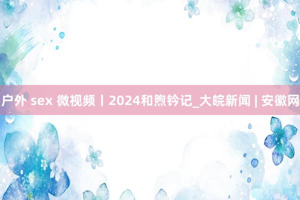 户外 sex 微视频丨2024和煦钤记_大皖新闻 | 安徽网